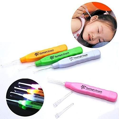 Super LED Flashlight Earpick For Ear Wax Remover Tool Kit For Baby-image-32