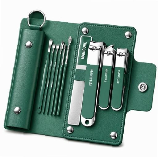 vrtrend 10-in-1 Professional Stainless Steel Manicure useful Nail Care Kit Refined-picture-39