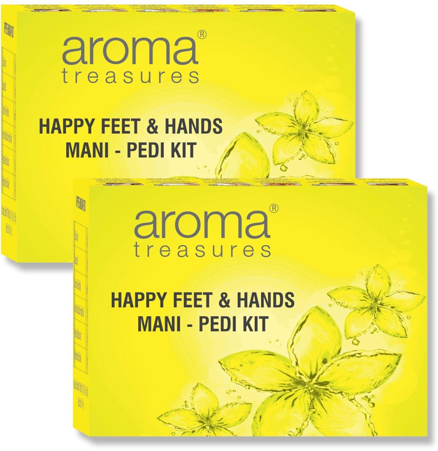 aroma treasures Happy Feet and Hands 6 Step Manicure Pedicure Kit One Time Use Meni Pedi Kit-picture-11