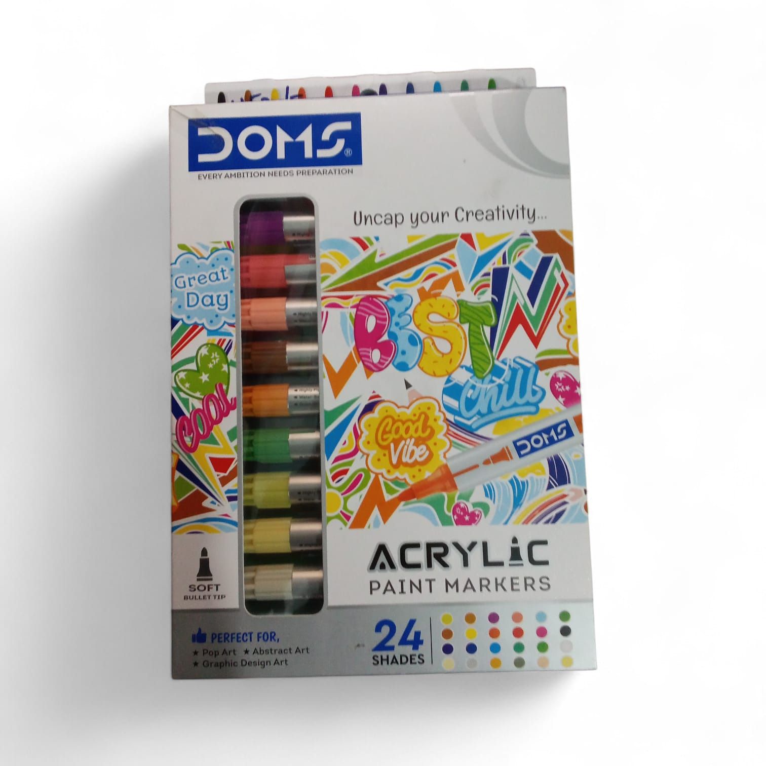 doms 81188 Acrylic Paint Markers 24 Shade-picture-9