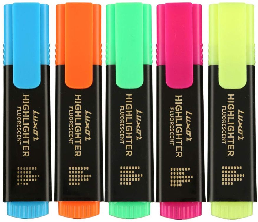 Chisel Tip fluorescent Highlighter