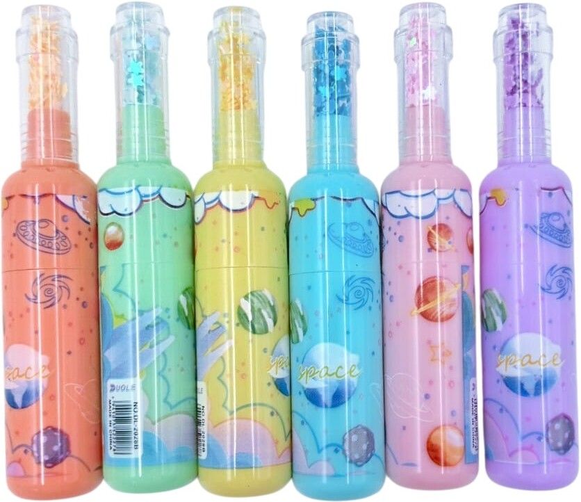 freedy 6 Pack Bottle Highlighter Pens | Aesthetic Pastel Colors for Journaling-picture-14