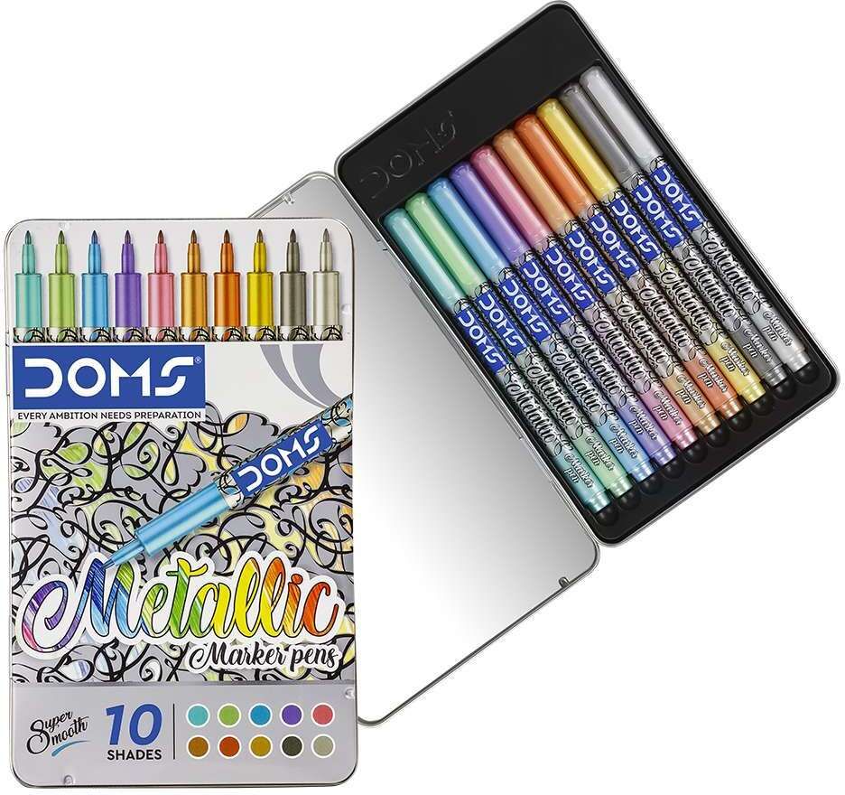 doms Metallic Marker Fine Point Tip Pen-picture-17