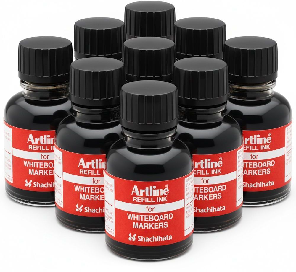 artline ESK 50 Whiteboard Refillable Ink 20 ml | Xylene Free Pigment Marker Ink 20 ml Marker Refill-picture-13