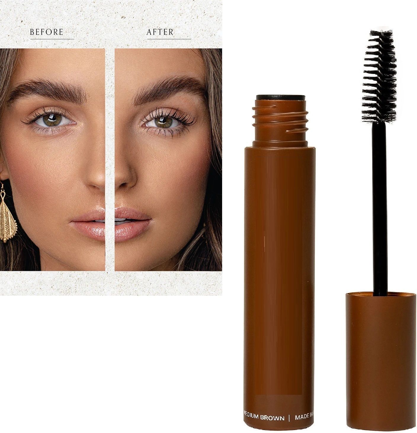Professional Long Lasting Smudge Proof Brown Mascara Waterproof 10 ml-image-44