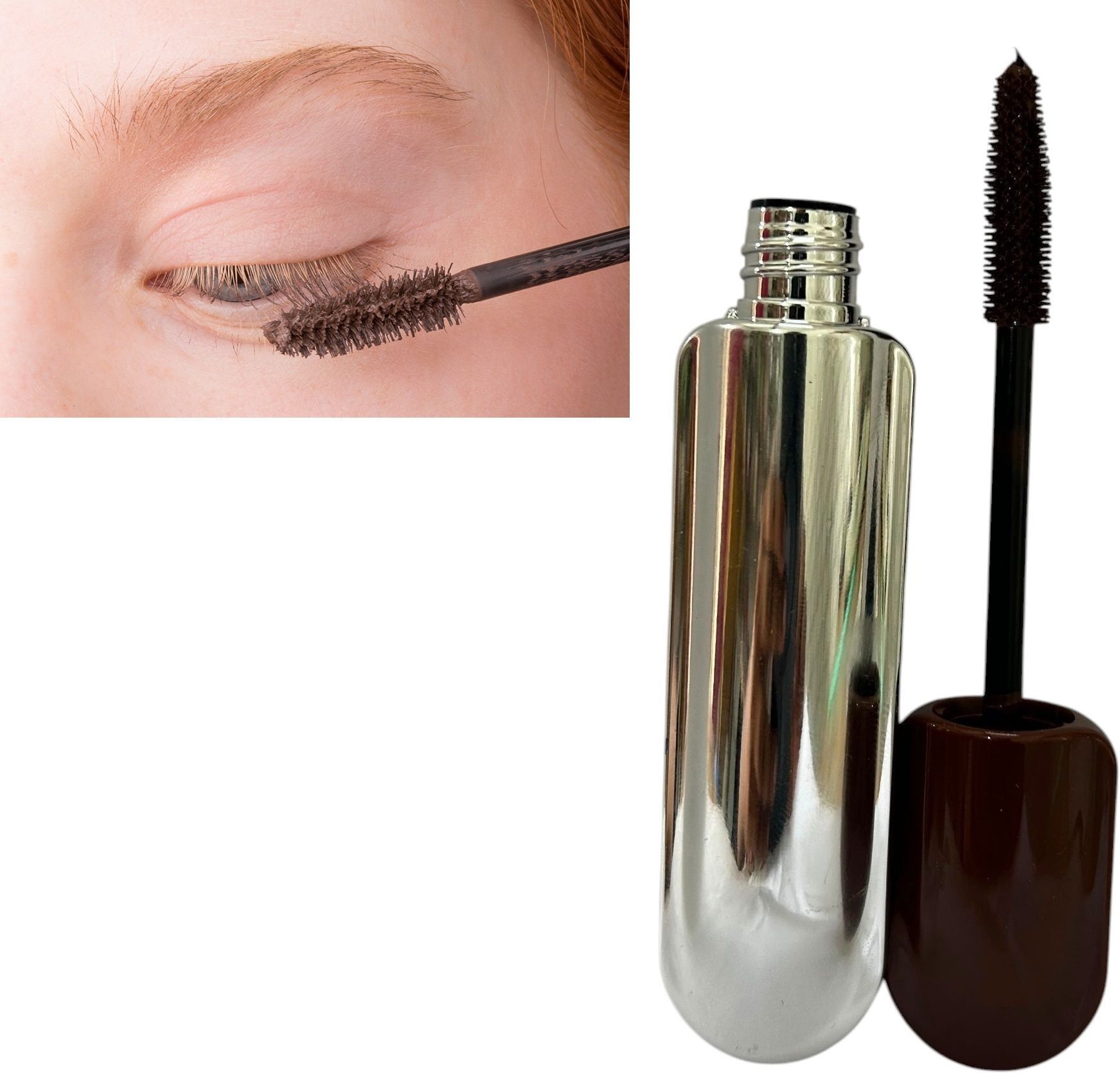 Matte Korean Brown Volumizing Mascara Waterproof & Smudge-Proof Long 10 ml-image-37