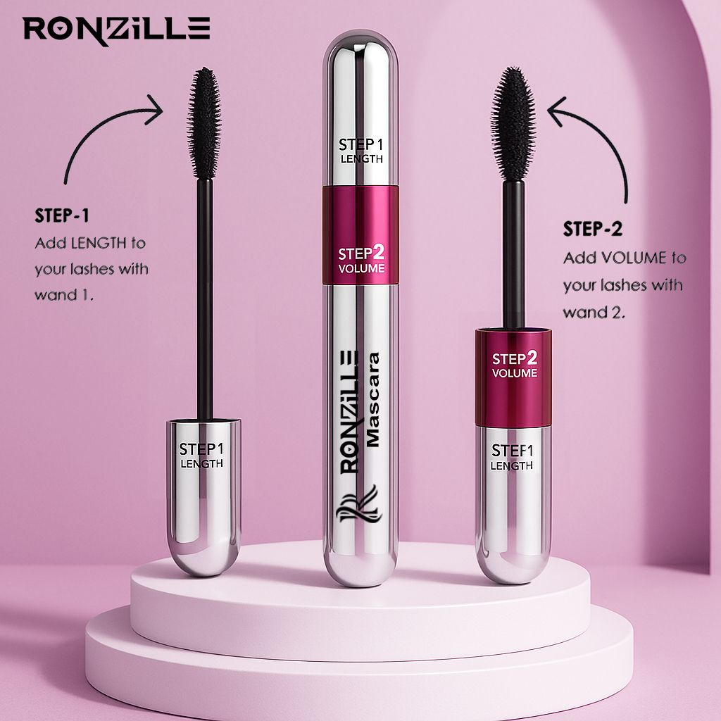 ronzille 2-in-1 Mascara for Women Volumizing and Lengthening Mascara | Long Lasting 15 ml-picture-39