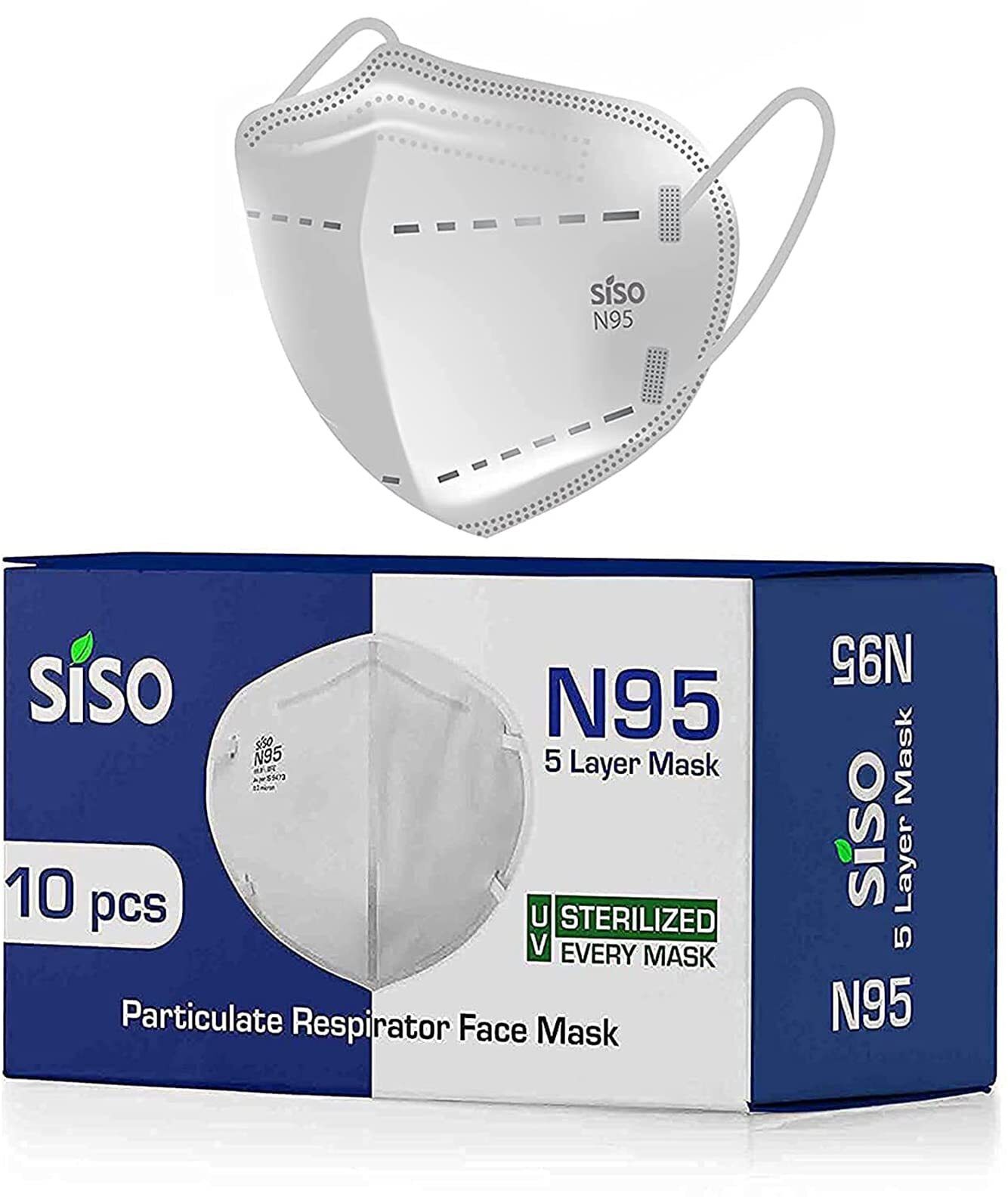 siso N95 5 Layer Face Mask FFP2 (Pack of 20) - ISI Mark/BIS Certified-picture-15