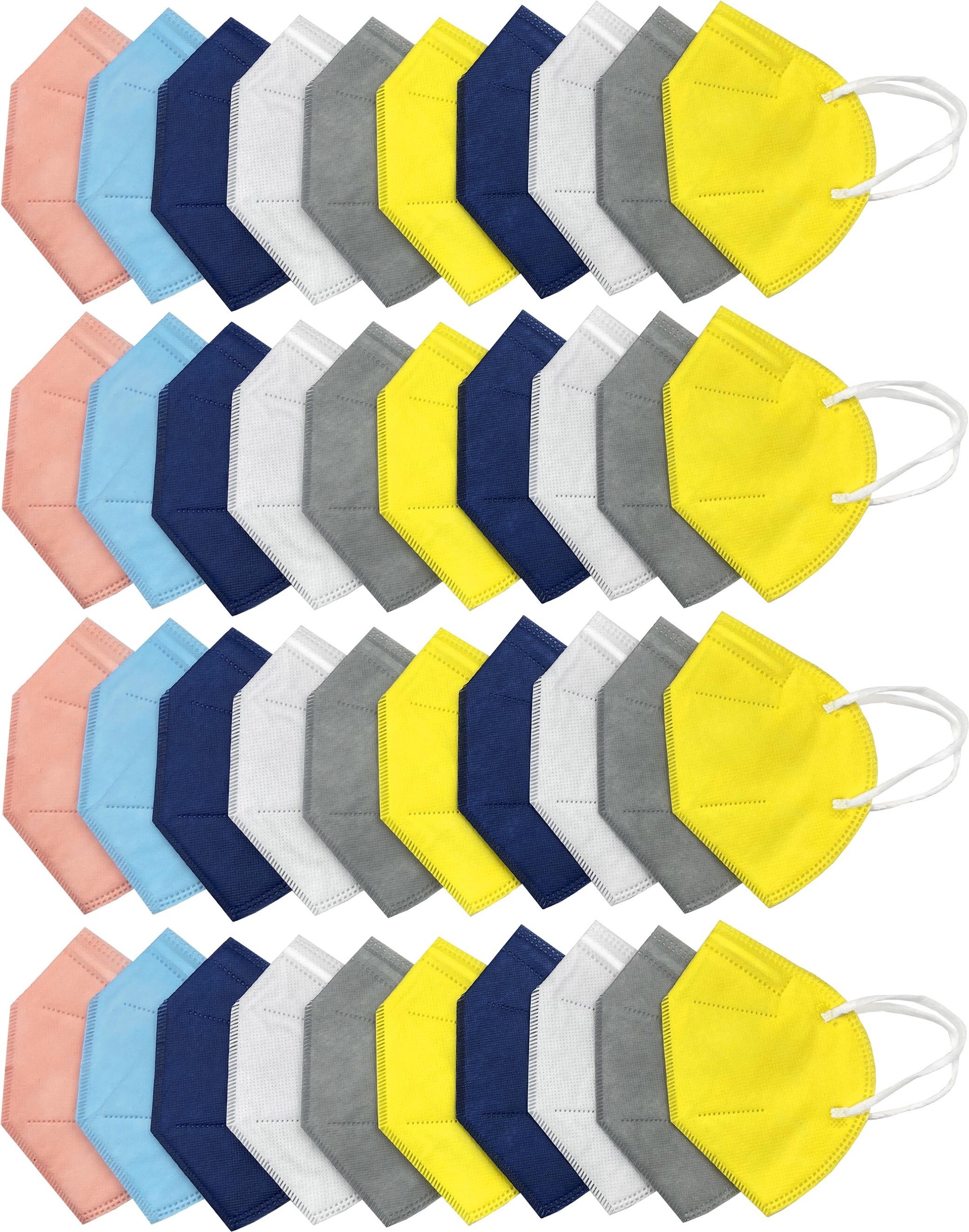 5 Layers N95 Reusable, Washable, Water Resistant Mask For Mens ,Womens ,Kids. N95 Mask- 40 Pcs Reusable, Washable, Water Resistant