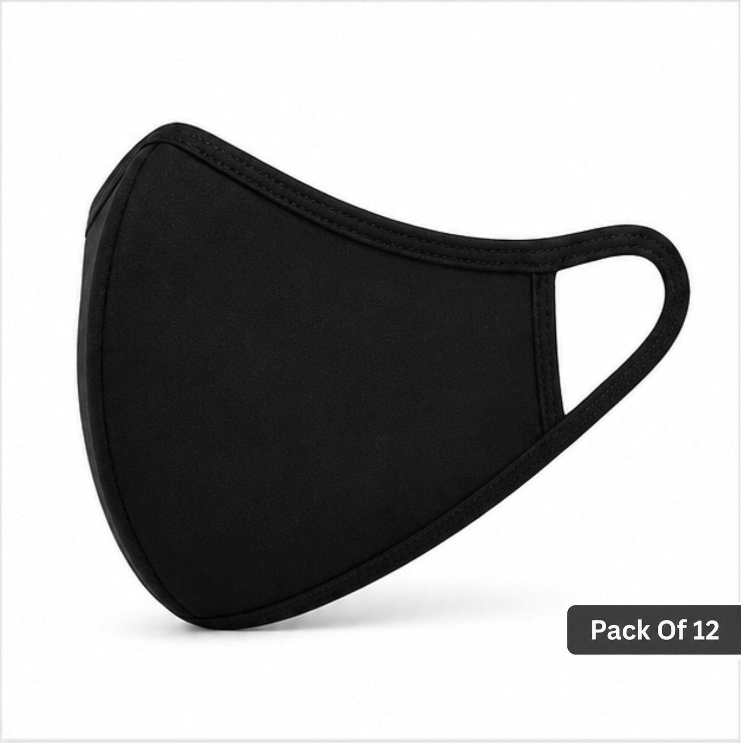 Lycra Cotton Fabric Mask Stretchable 3-Layer Face Mask for Everyday Protection Reusable, Washable Cloth Mask-image-43