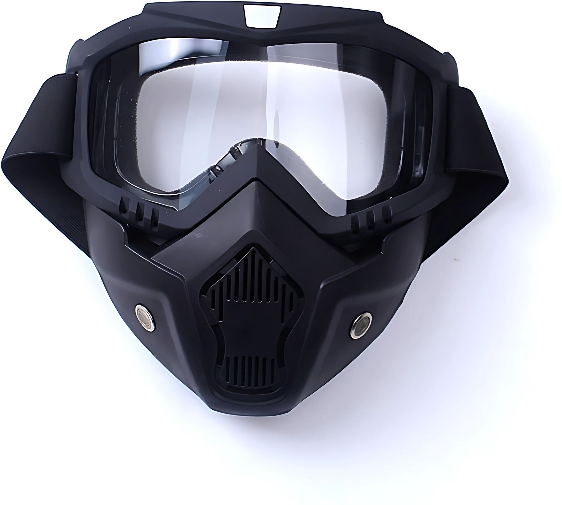 Riding Armor Face Protective Cover Windproof Transparent Glasses & Dust Filter Decorative Mask