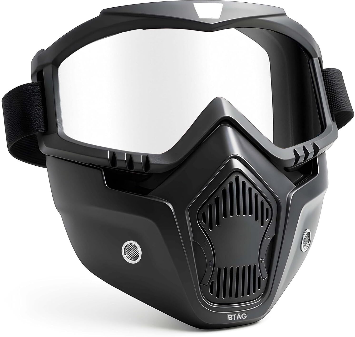 dhyey enterprise Biker Mask with Windproof Anti-Fog Goggles – Tactical Face Protection Decorative Mask-picture-22