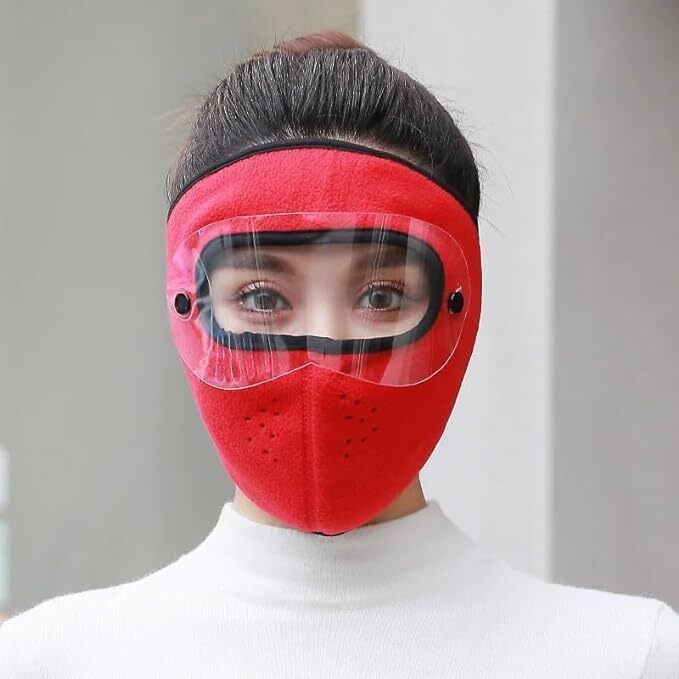 khan saar Warm Screen Face Mask With Anti-Fleece Warm Windproof Winter Blowtorch Safety Goggle-picture-22