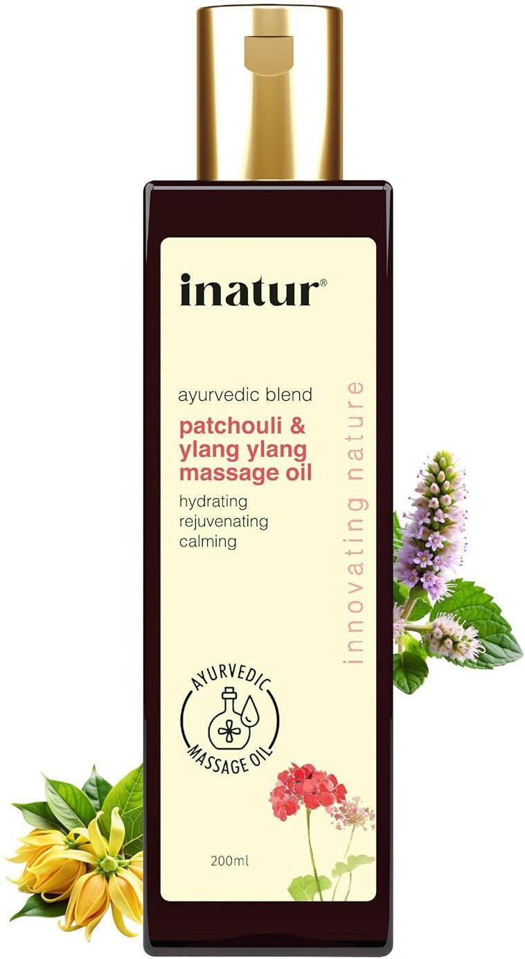 Patchouli & Ylang Ylang Massage Oil | Ayurvedic Relaxing Body Oil-image-24