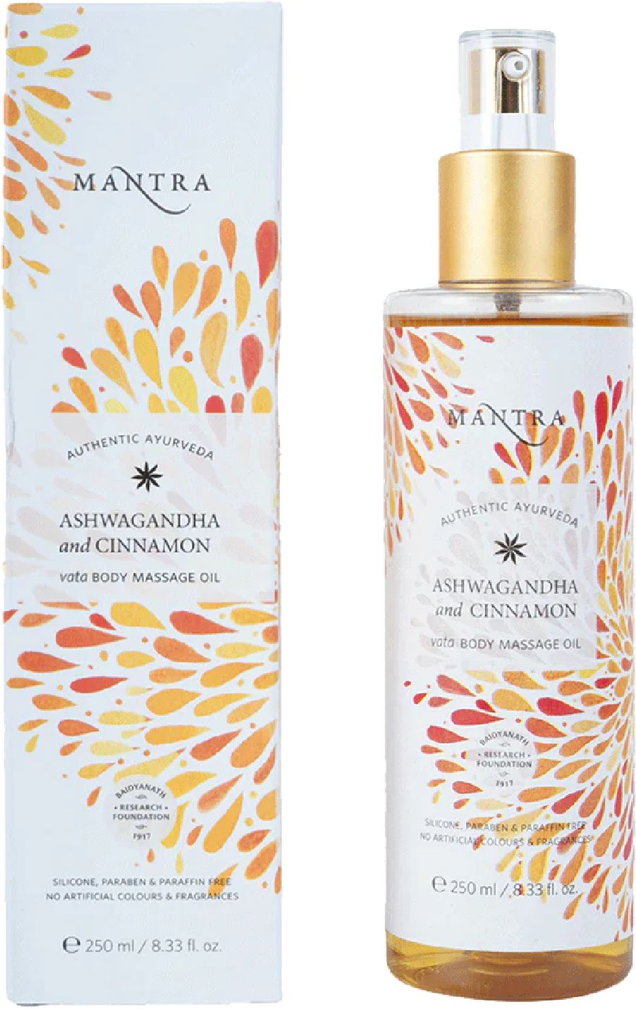 mantra Ashwagandha And Cinnamon Vata Body Massage Oil | Balances Vata Dosha-picture-15