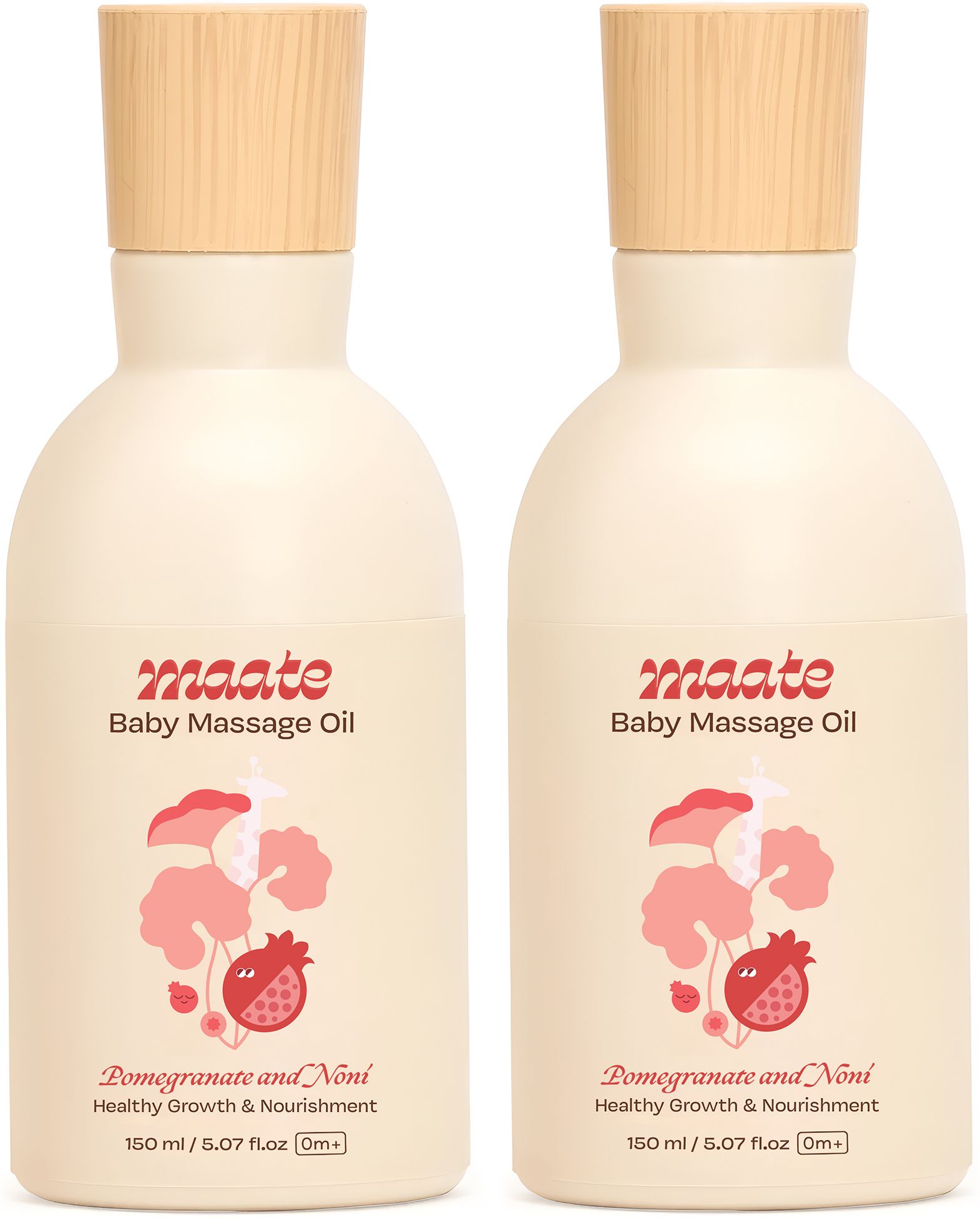 maate Baby Massage Oil | Enhances Muscle Strength | Pomegranate Seed Oil (Set of 2)-picture-5