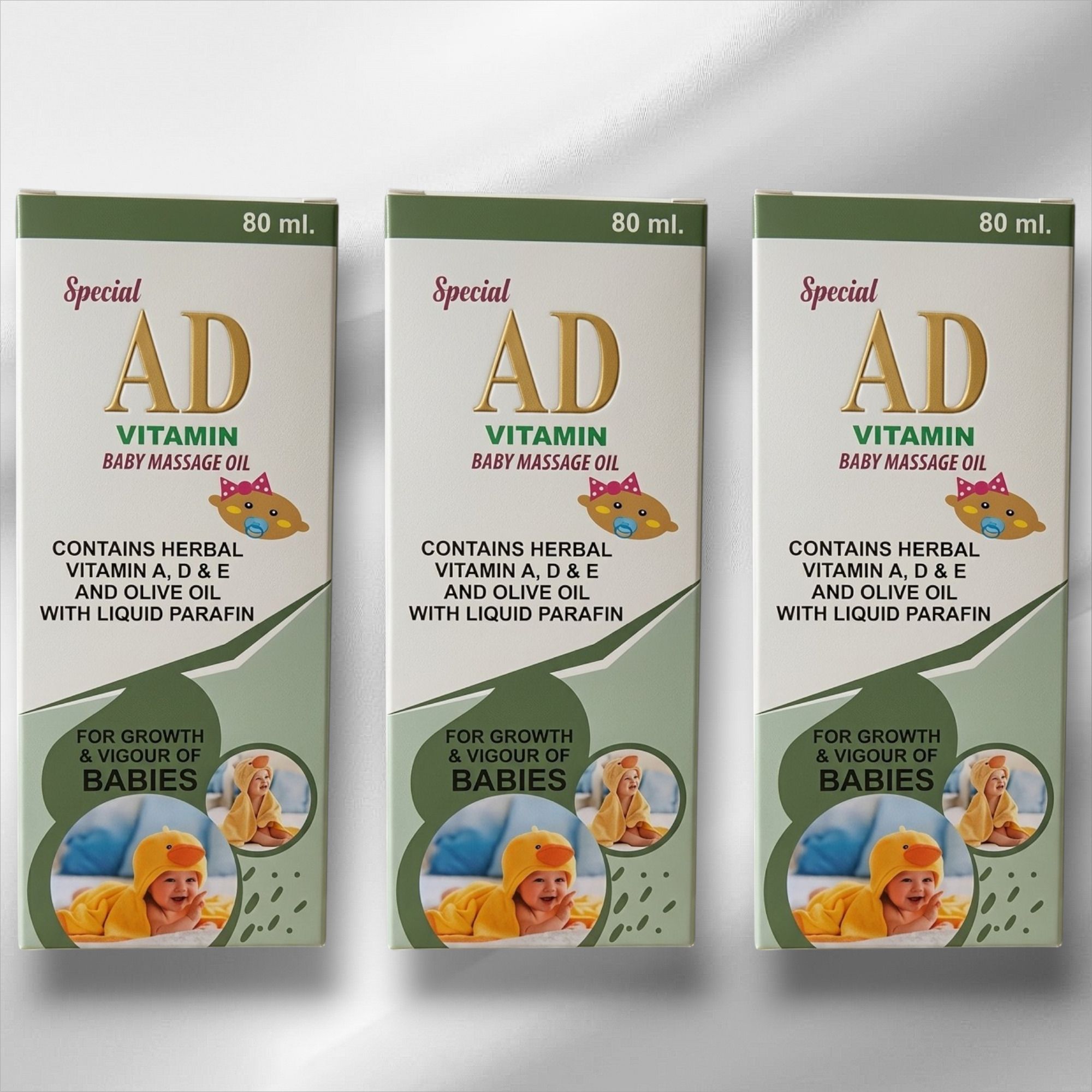 Vitamin Massage oil for baby Pack of 3-image-41