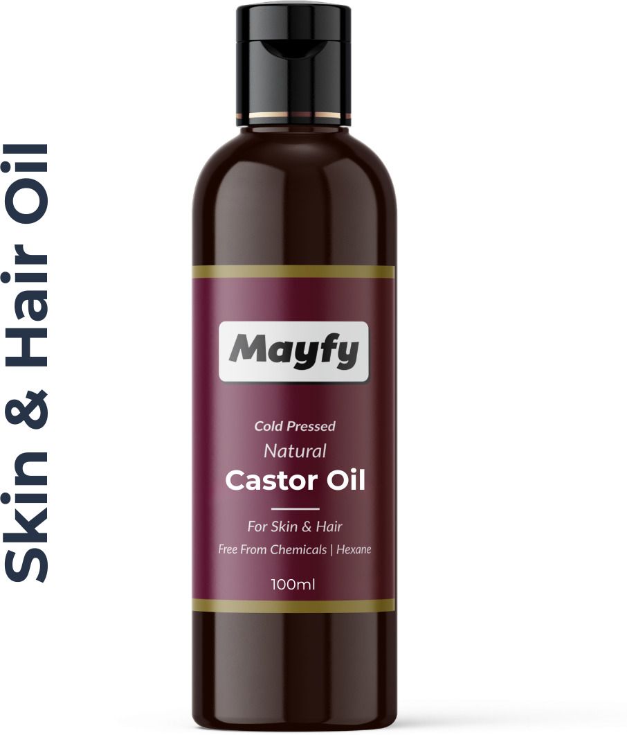 mayfy 100% Pure & Natural Castor Oil For Baby Hair, Ski Care & Body Massage Oil-picture-48
