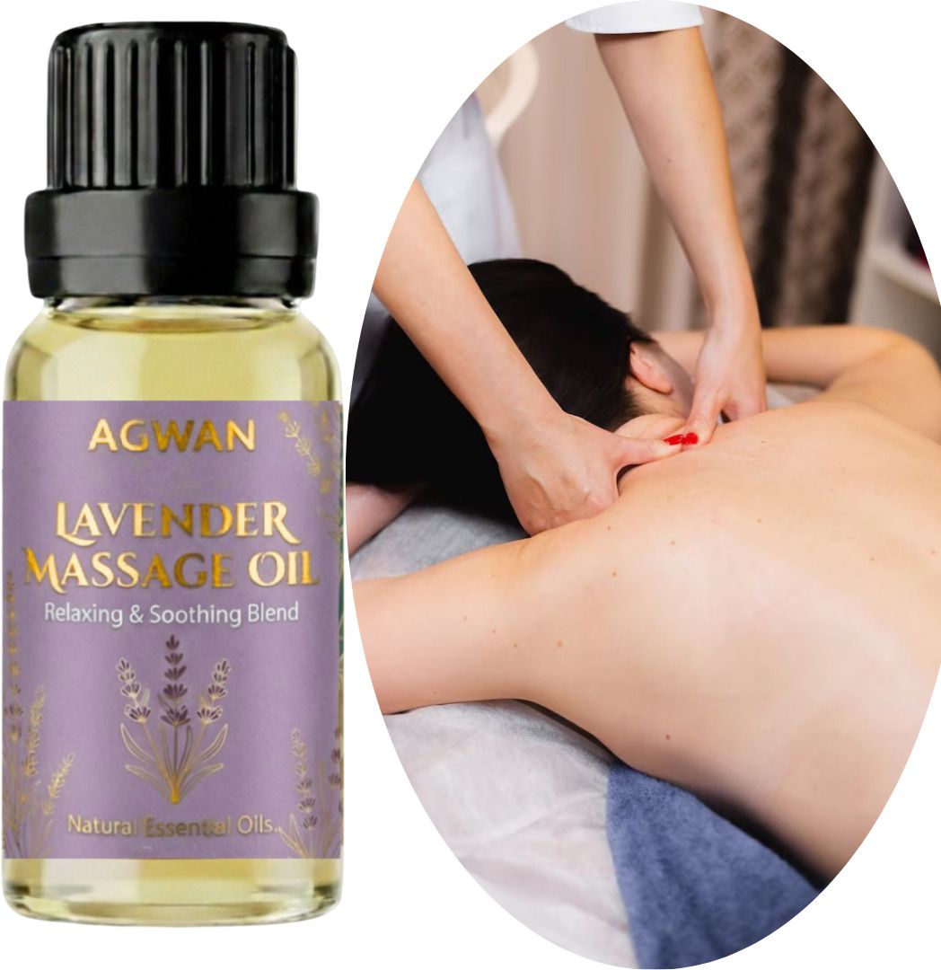 agwan Lavender Spa Massage Oil Sensual Romantic Body Care 100ml-picture-13
