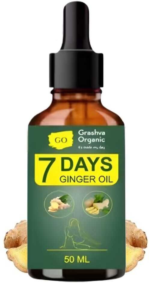7 day Ginger Body Slimming Oil For Fat Reduce-Weight Loss , Body shaping Oil-image-6