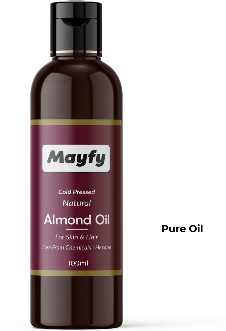 mayfy Almond Oil For Hair, Face, & Body Baby Massage Oil 100% Pure & Natural-picture-38