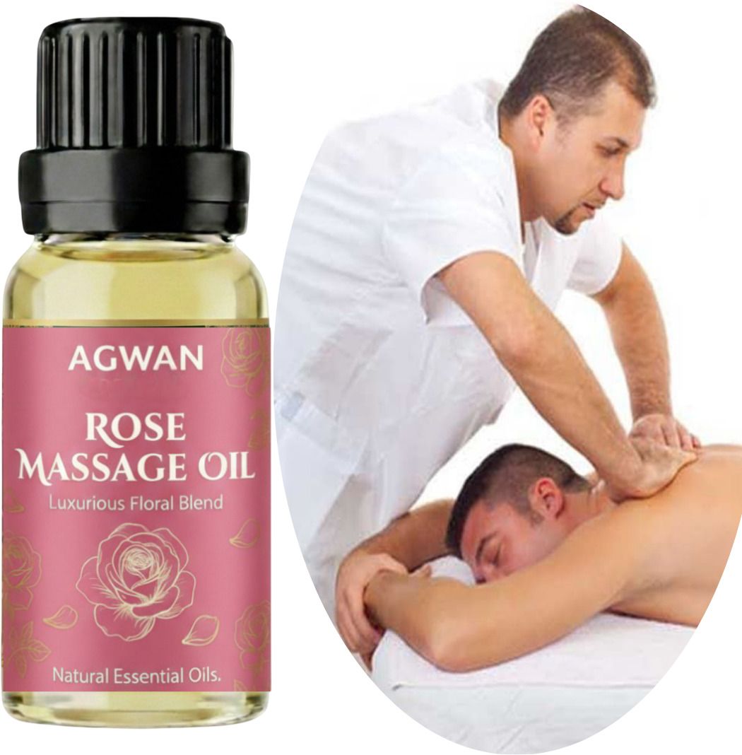 agwan Rose Couples Massage Oil Sensual Romantic Non Sticky 100ml-picture-34
