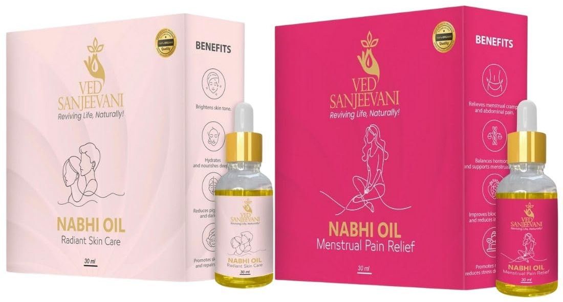 ved sanjeevani Women’s Hormone Balance Nabhi Oil Combo – Menstrual & Skin Care Oils, Pack of 2-picture-25