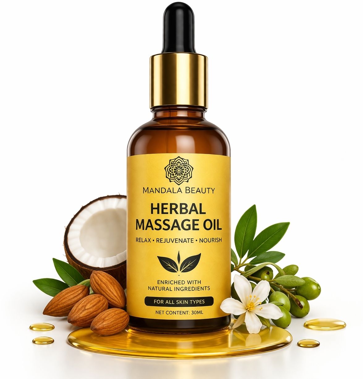 mandala beauty Herbal massage oil-picture-32