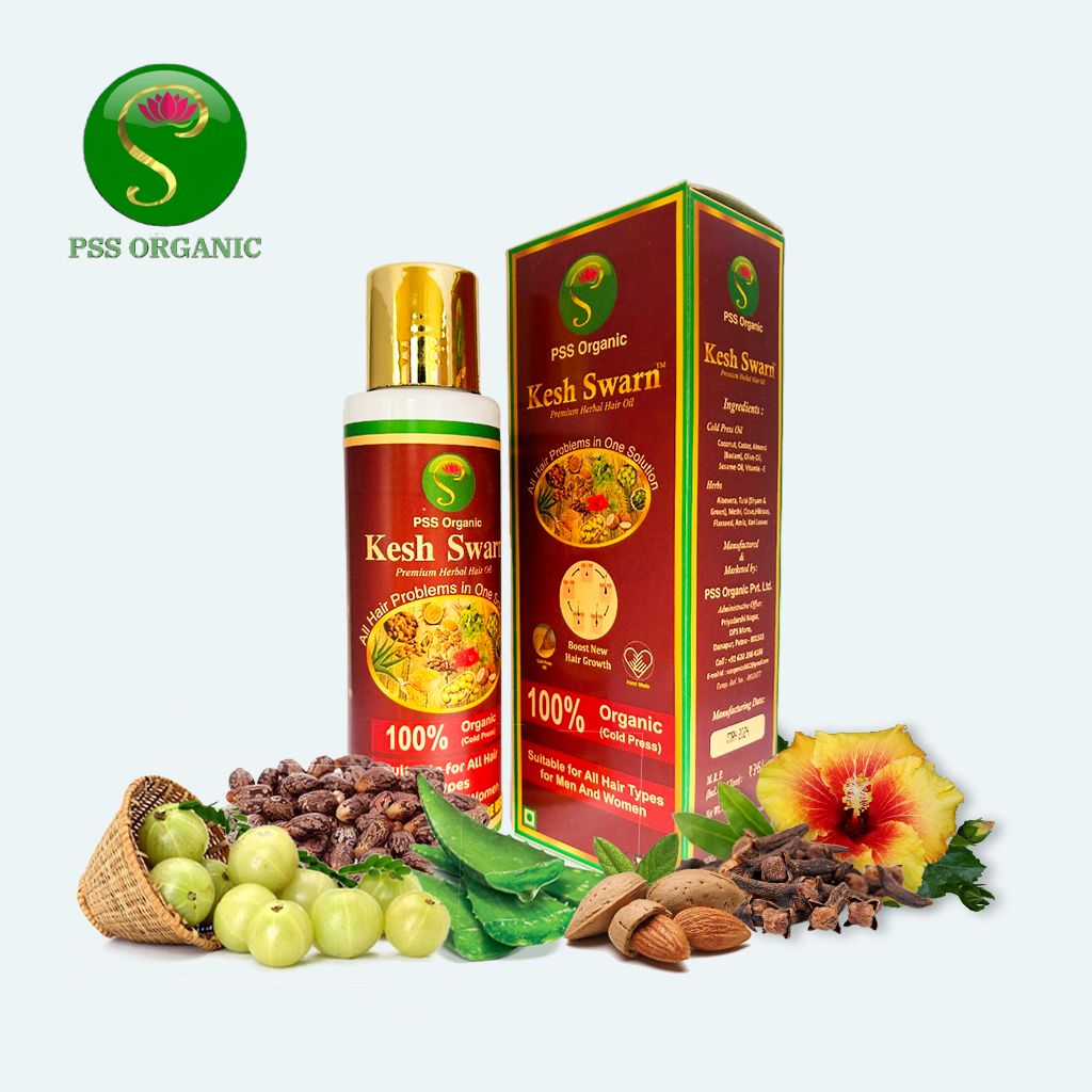 Kesh Swarn Harbal Oil | Hair Oil For Hair Growth & Reduces Hair Fall Pack Of 1-image-45