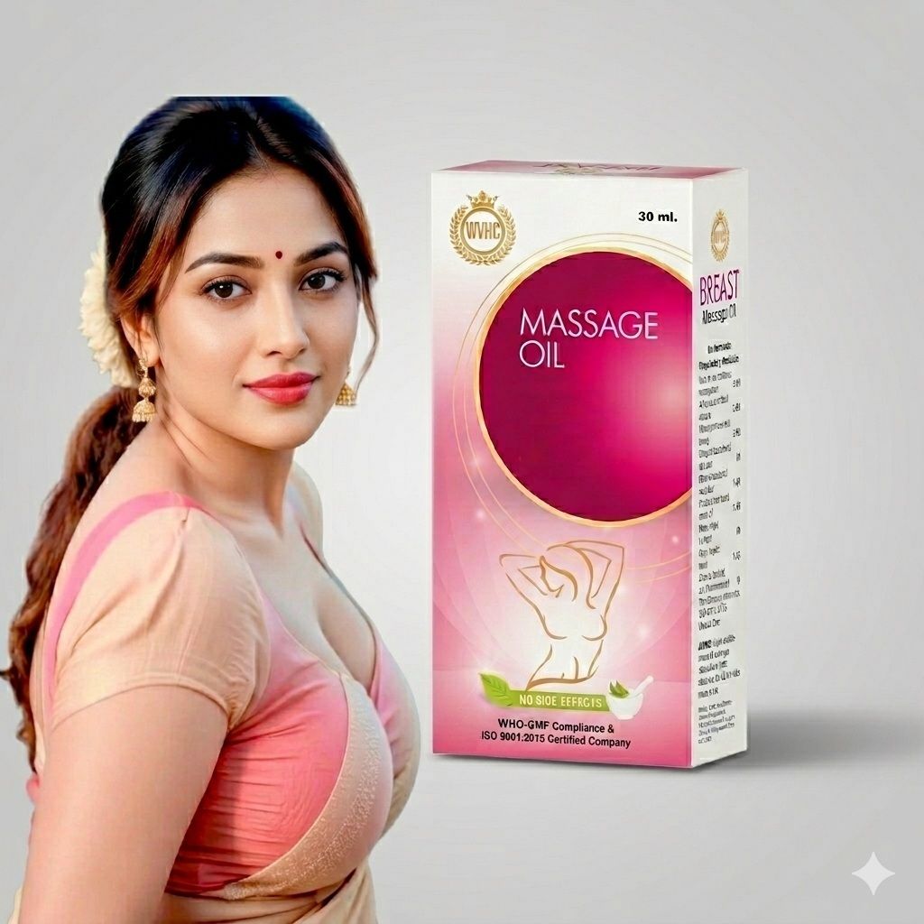 wvhc Breast Massage Oil for Women Help in Body Skin Toning oil Pure & Natural-picture-10