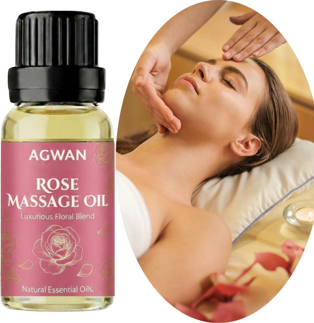 agwan Rose Date Night Massage Oil Sensual Natural Body 100ml-picture-12