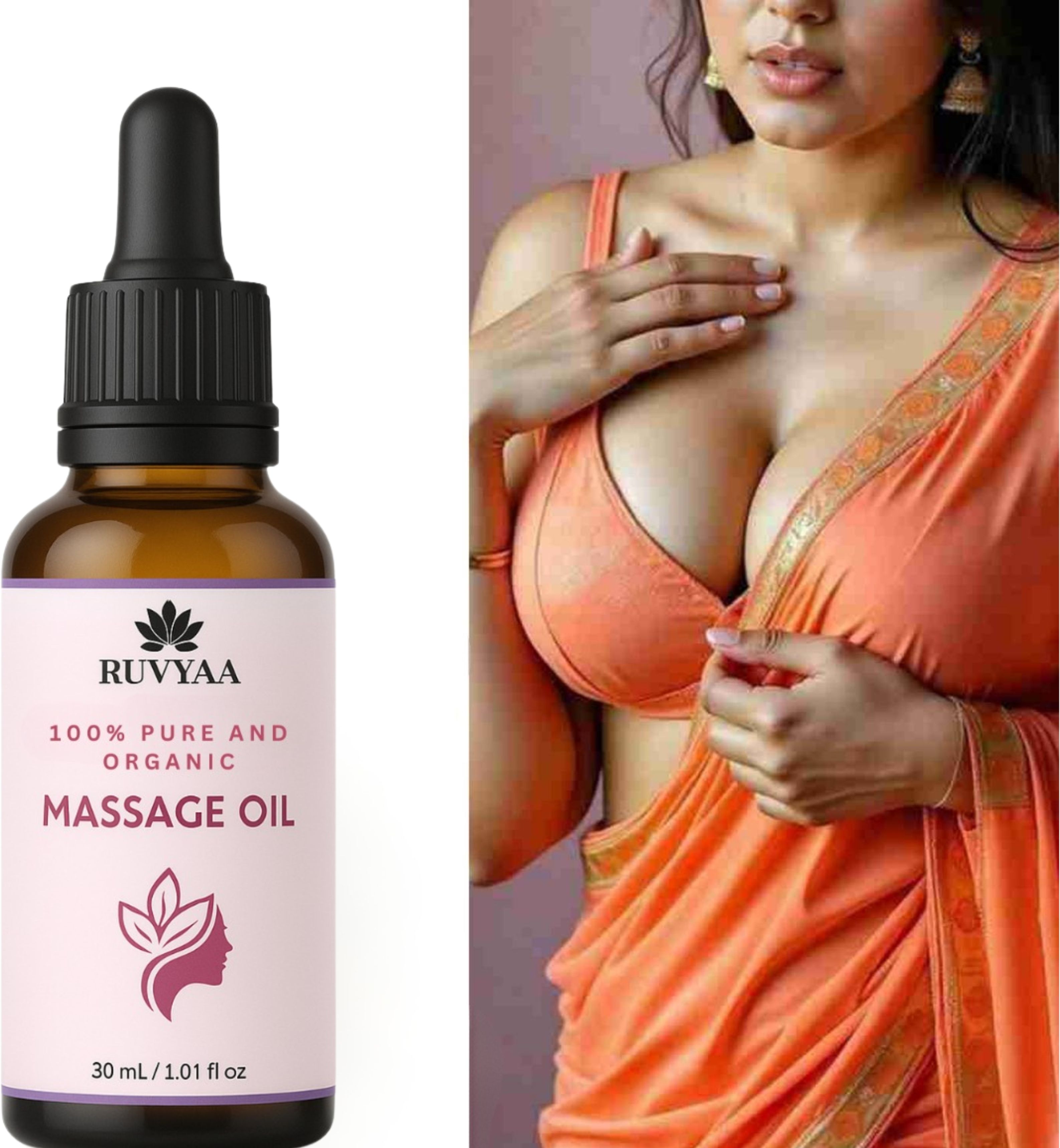 ruvyaa Women Breast Skin Nourishing Massage Oil-picture-13