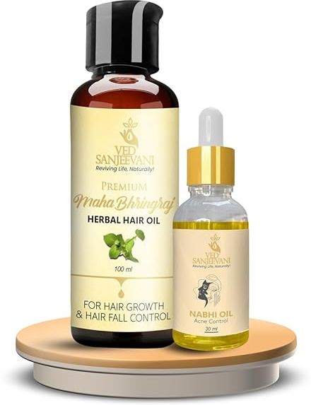 Complete Care Combo Maha Bhringraj Hair & Acne Control Nabhi Oil for Health-image-3