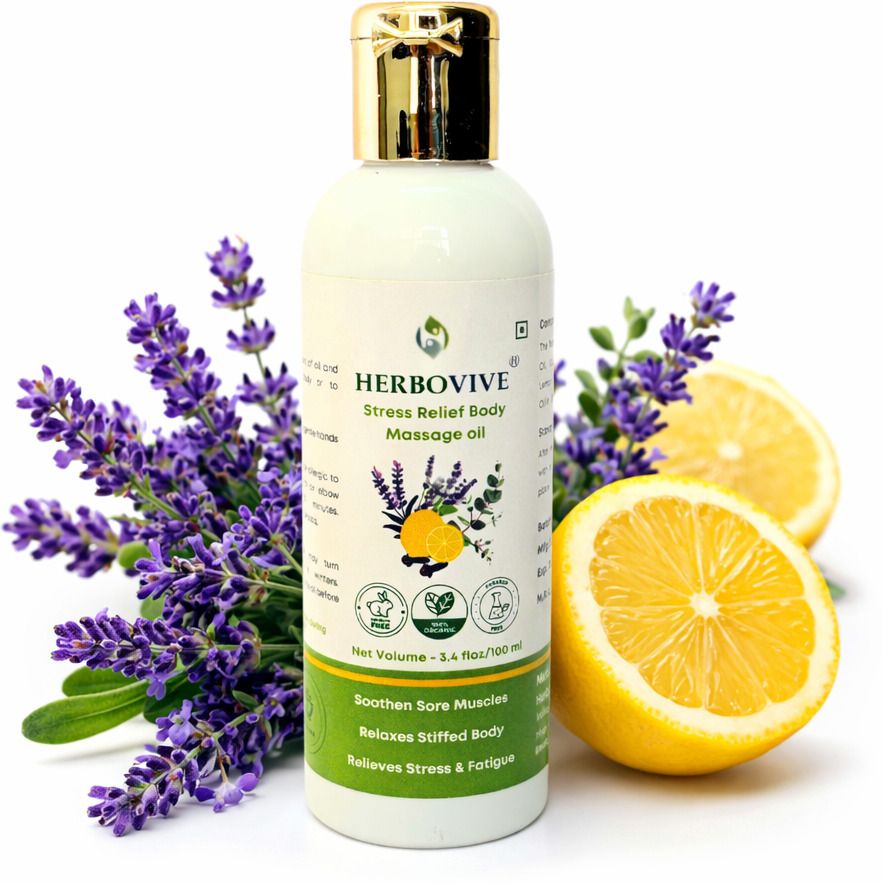 Stress Relief Body Massage Oil Herbal Muscle Relaxation & Body Pain Relief Oil-image-48