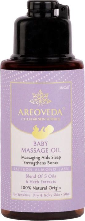 areoveda Baby Massage Oil, Massage Supports Sleep and Healthy Bone Development-picture-18
