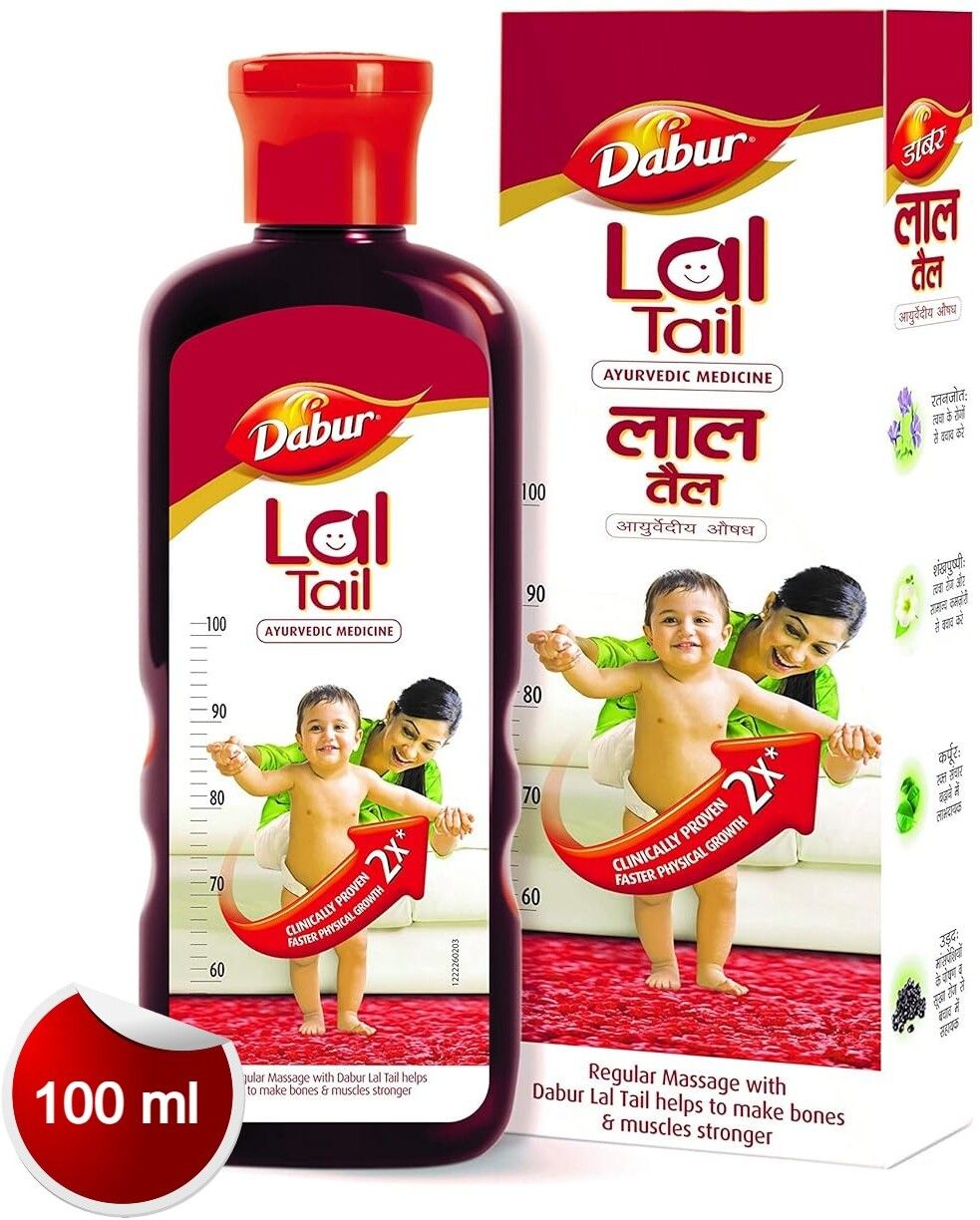 dabur Lal Tail Ayurvedic Baby Oil Clinically Tested 2 X Faster Physical Growth-picture-20