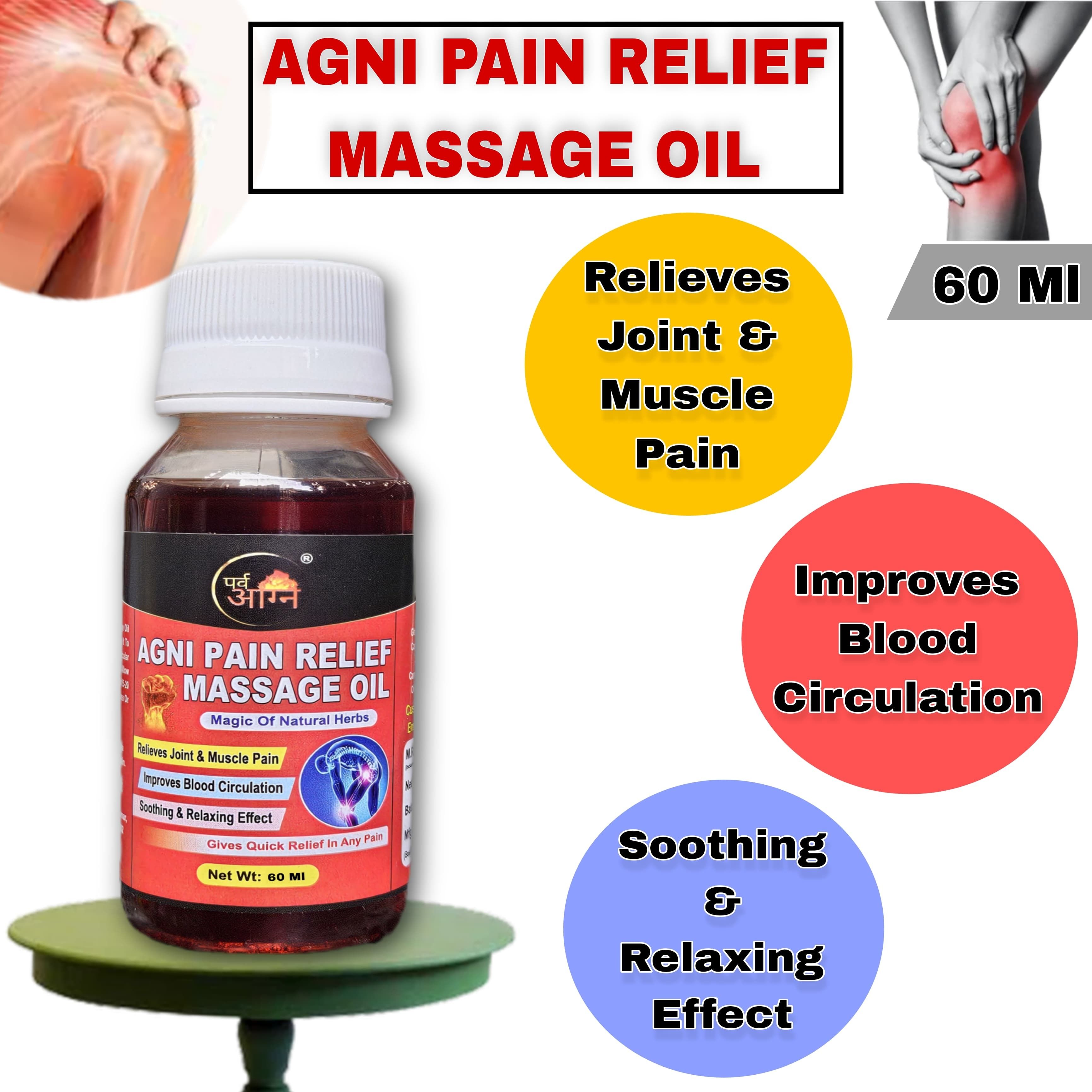 parvagni Agni Pain Relief Massage Oil for Joint, Back, Knee, and Muscular Pain-picture-18