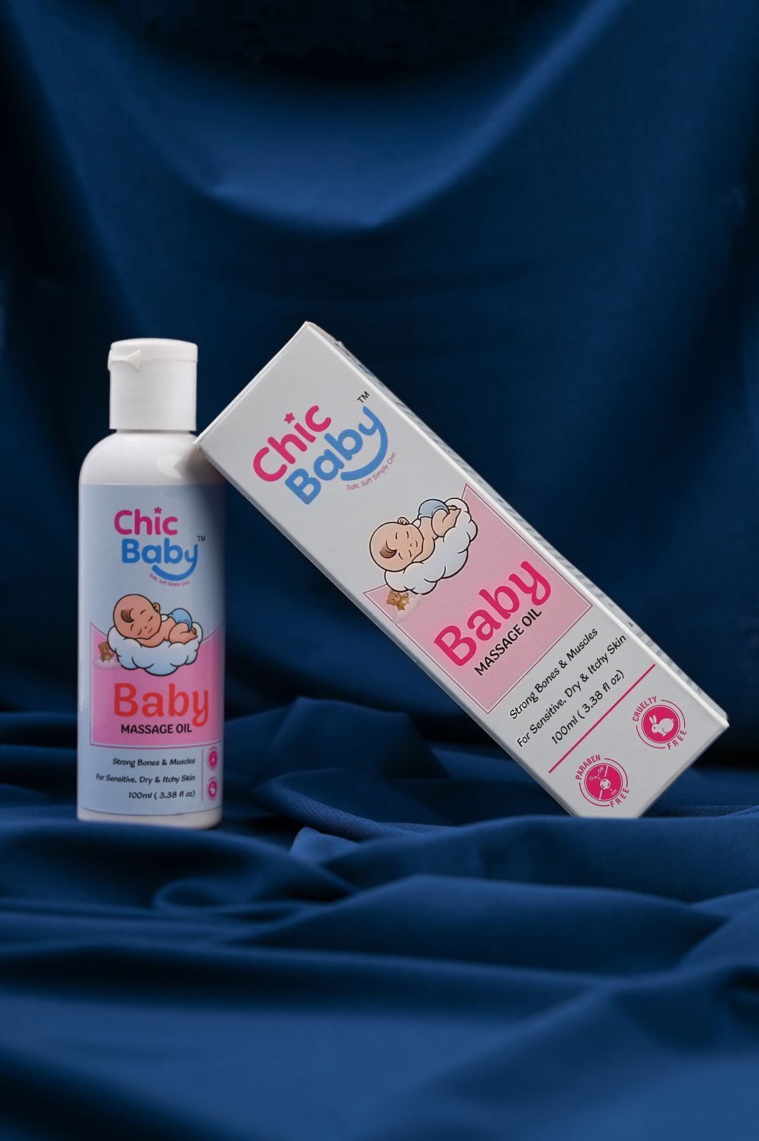 chic baby Baby Massage Oil : Strong Bones & Muscles for Sensitive Dry and Itchy Skin-picture-26