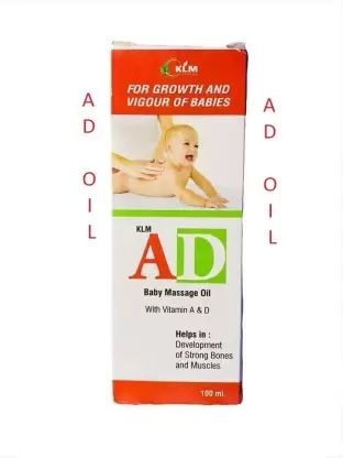 AD Vitamin Baby Massage Oil for Healthy Baby Massage (100ml x 1)-image-31