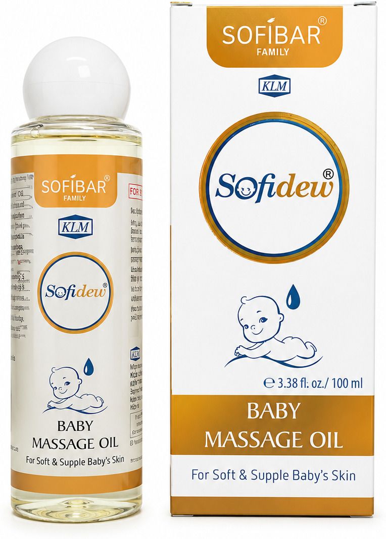 Sofidew Baby Massage Oil, Gentle & Nourishing Care, Vitamin E & Olive Extracts-image-45