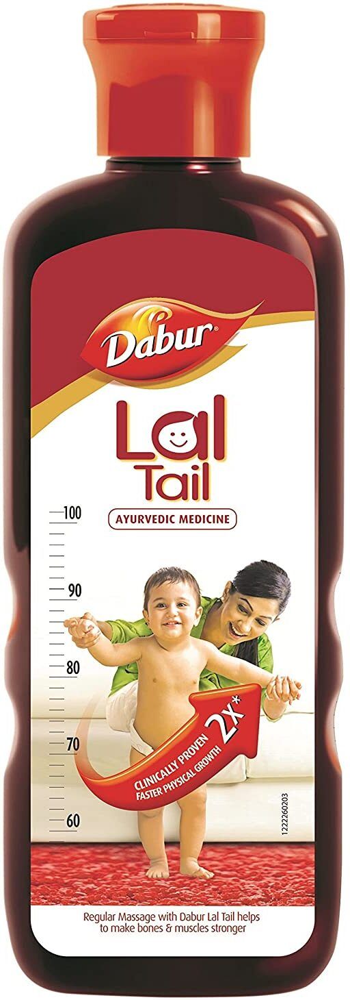 dabur Lal tail ayurvedic 200ml baby oil-picture-36