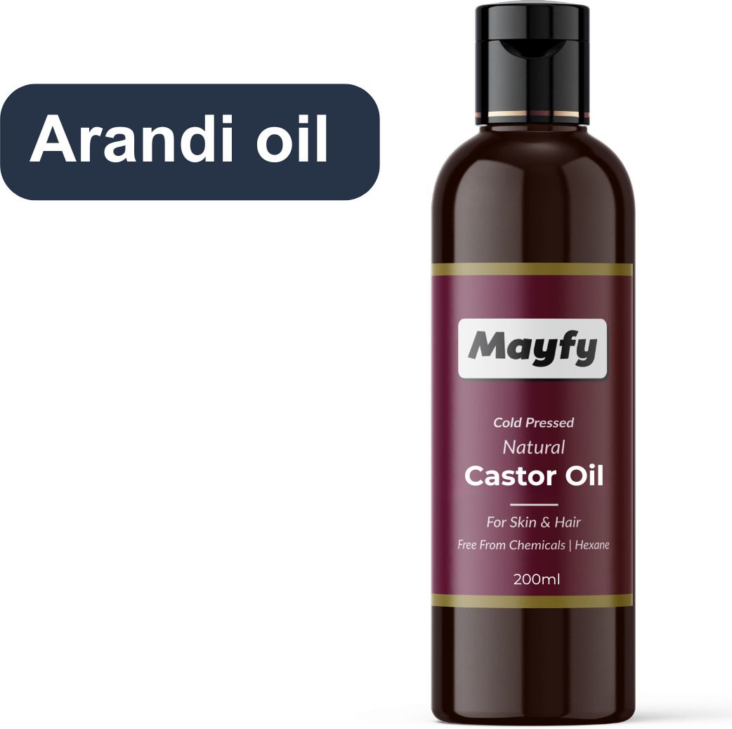 mayfy 100% Pure & Natural Castor Oil For Beard, Nails, Massage, Hair & Skin Care Oil-picture-45