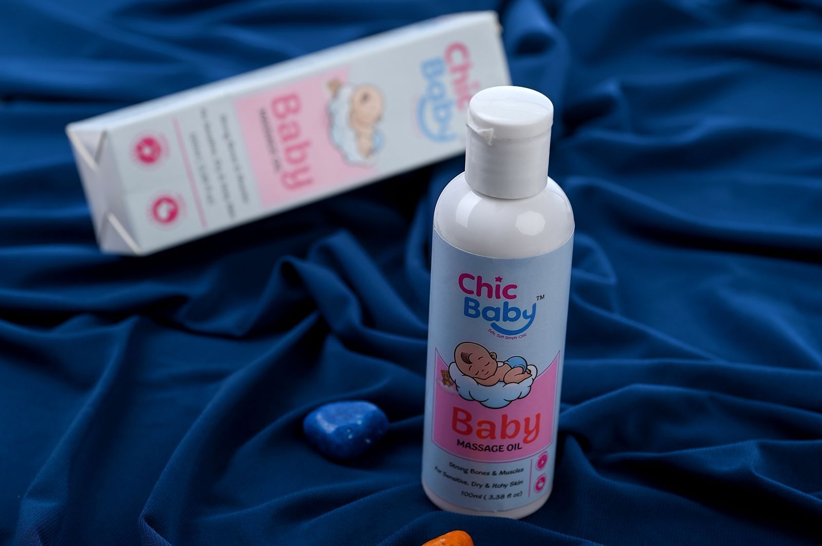 chic baby Baby Massage Oil : Strong Bones & Muscles for Sensitive Dry and Itchy Skin-picture-29