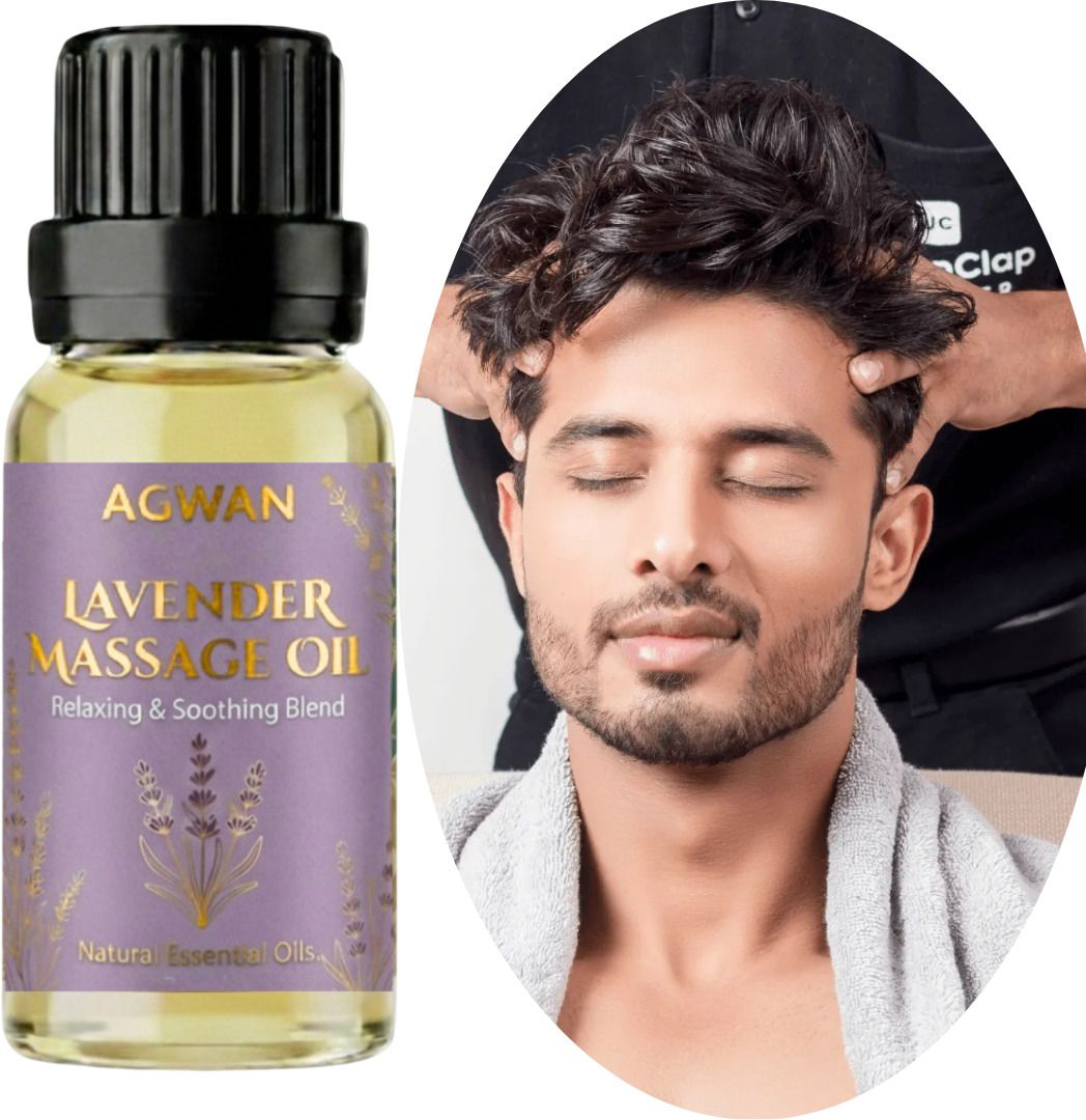 agwan Lavender Couples Massage Oil Sensual Romantic Non Sticky 100ml-picture-27