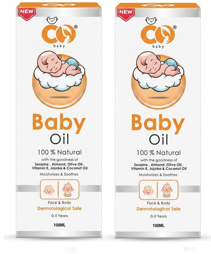 BABY MASSAGE OIL VITAMIN COCONUT ALMOND MASSAGE OIL FOR BABY PACK OF 2-image-27