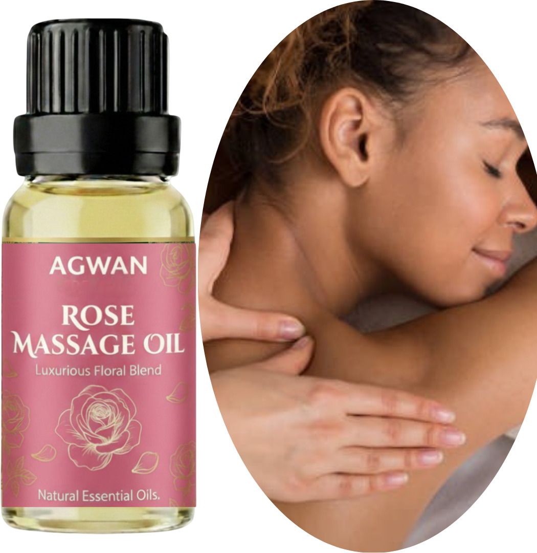 agwan Rose Romantic Massage Oil Sensual Natural Non Sticky Body 100ml-picture-16