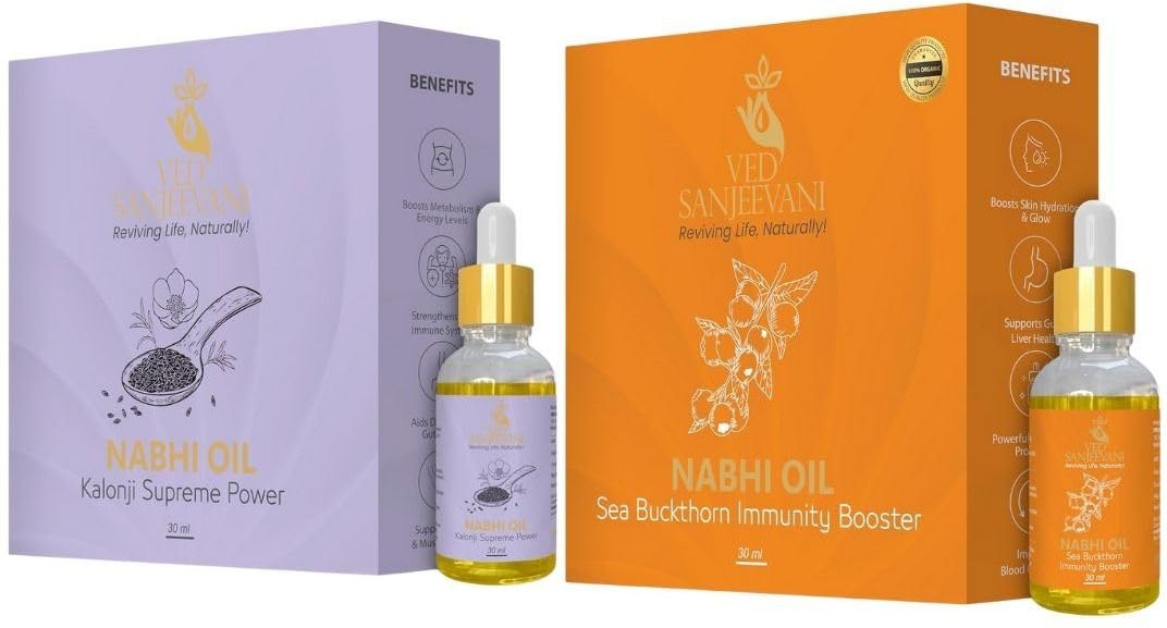 Men's Energy Booster Nabhi Oil Combo|Kalonji & Seabuckthorn|Special Care-image-5
