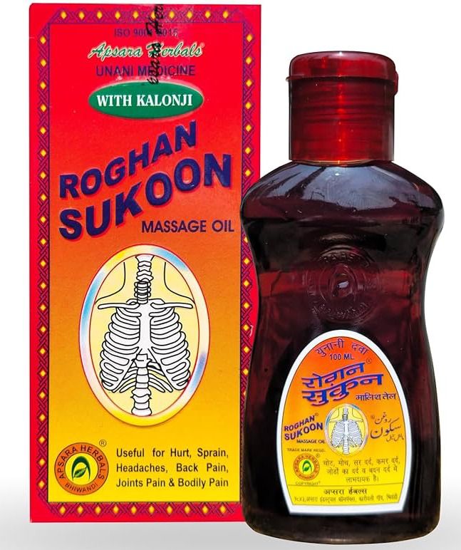sukoon Pack of 1x50ml APSARAA HERBAL ROGHAN SUKOOON MASSAGE OIL PACK OF 1x50ml-picture-26