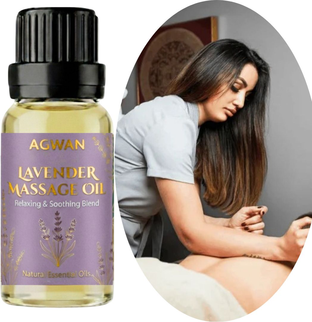 agwan Lavender Natural Massage Oil Romantic Non Sticky 100ml-picture-41