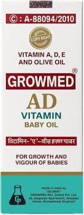 growmed GROWMAD AD BABY MASSAGE OIL FOR BETTER GROWTH PACK OF 1 PURE ORGANIC-picture-17